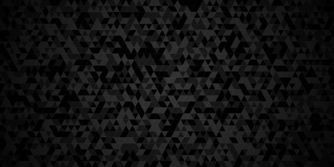 Abstract black and white background. Abstract geometric pattern gray and black Polygon Mosaic triangle Background, business and corporate background.