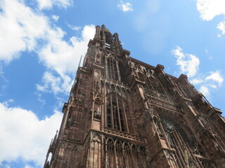 Cathédrale de Strasbourg, Patrimoine mondial de l'UNESCO, Strasbourg, Bas-Rhin, France, Alsace