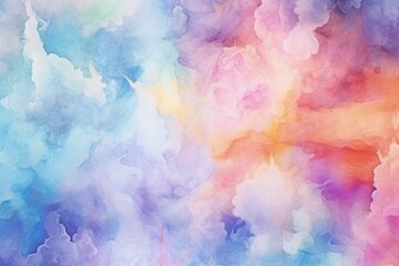 Abstract pastel watercolor background. Generative AI