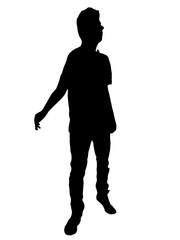 graphic resource "silhouette of a man opening a door"