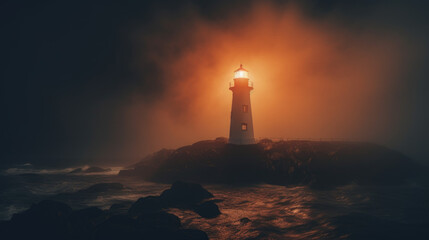 lighthouse on the coast