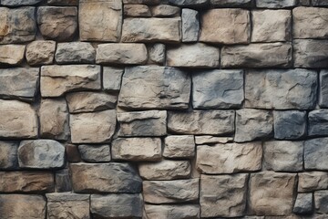 Fototapeta premium Rough, irregular stone or rock wall texture as a backdrop