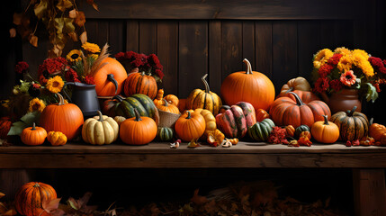 Autumn Pumpkins Market