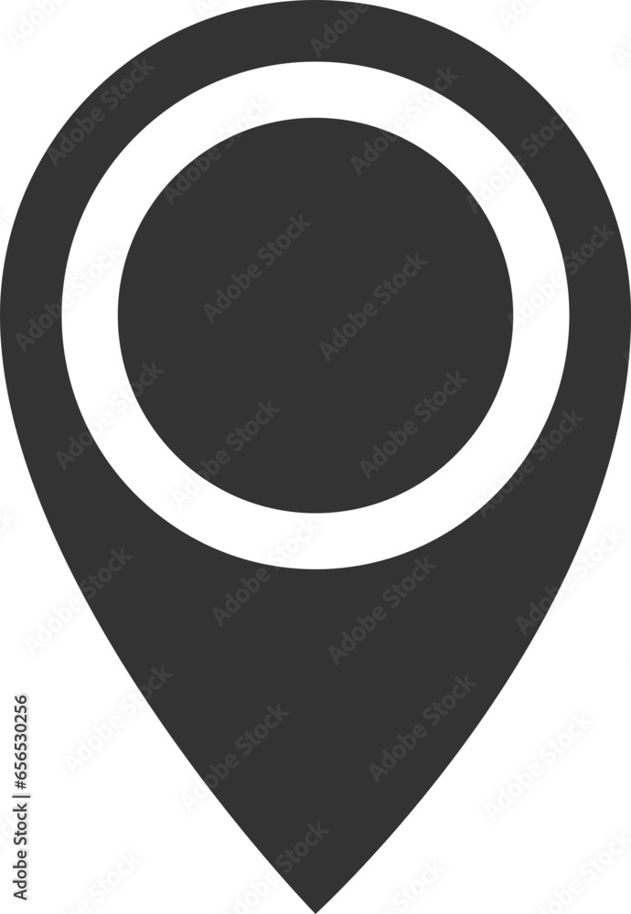 Poster map icons. marker pointer. pin location vector icon. gps navigation symbol.