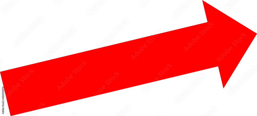 Poster red arrow icon indicating different direction. a set icons isolated on a white background for websit