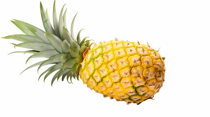 Pineapple white background graphic icon material PPT