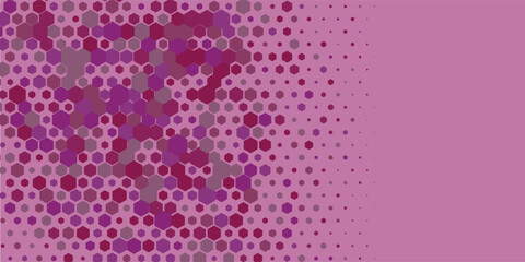 Geometric Multi size Hexagon with multi Color Background