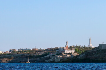 Fototapeta premium Vista della costa di Portopalo di Capo Passero 9251