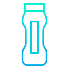 Outline gradient Drink bottle icon