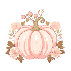 Fall autumn pumpkin vector clipart. Good for fashion fabrics, children’s clothing, T-shirts, postcards, email header, wallpaper, banner, events, covers, advertising, and more.