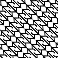 Seamless geometric diagonal abstract M letter design pattern. Used for design surfaces, fabrics, textiles.