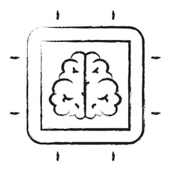 Hand drawn Cpu icon