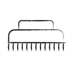 Hand drawn Cleaning Brush icon