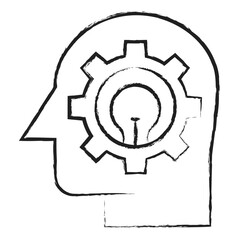 Hand drawn Think Idea icon
