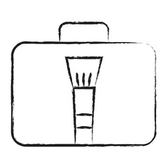 Hand drawn Briefcase icon