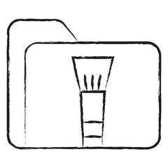 Hand drawn Folder icon