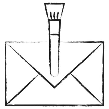 Hand drawn Mail icon