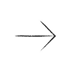 Hand drawn right arrow icon