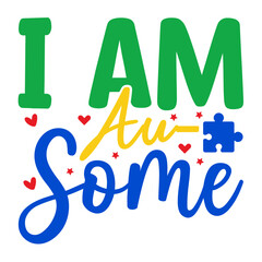 Autism Craft SVG Design