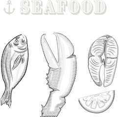 Seafood characters
