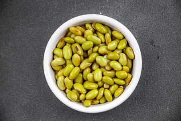 edamame beans snack legume food appetizer meal on the table copy space food background rustic top view