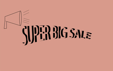 Sale banner template design, Big sale special