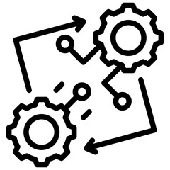 Combination Outline Icon