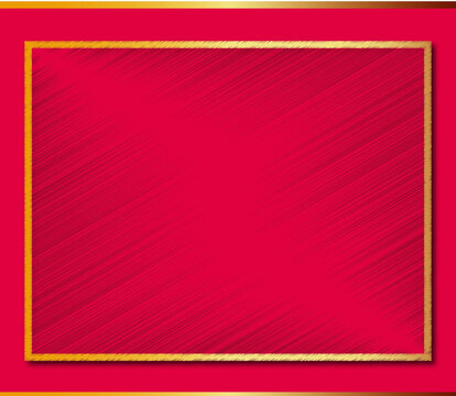red background with frame