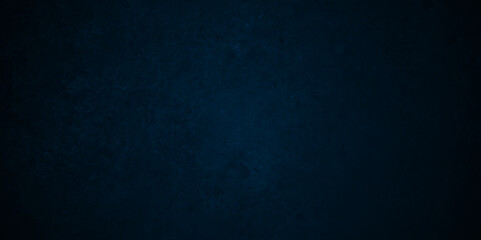 Blue wall stone background with grunge texture. old vintage retro rough watercolor painted mottled blue background. rock stone wall bright ink and watercolor textures on black paper background.