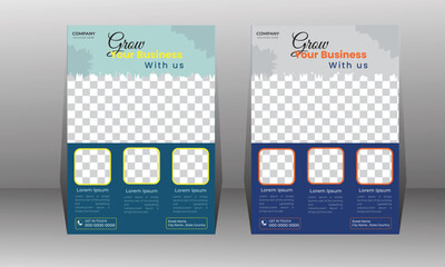 a4 flyer template, modern template, perfect for creative professional business