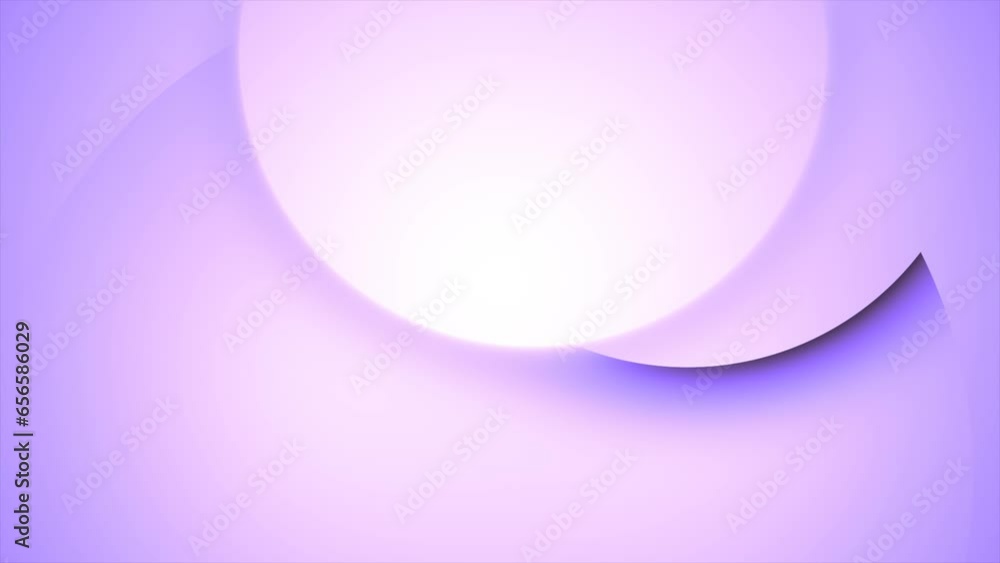 Poster Purple simple geometric patterns abstract circles background