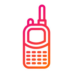 Walkie talkie Vector Icon Design Illustration