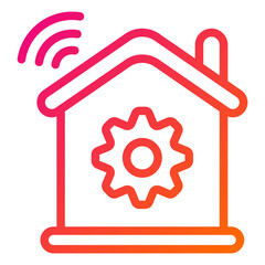 Smart Home Vector Icon Design Illustration