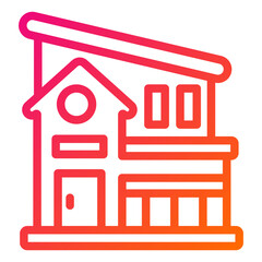 Villa Vector Icon Design Illustration
