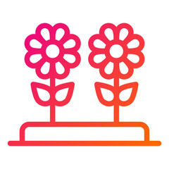 Flowers Vector Icon Design Illustration