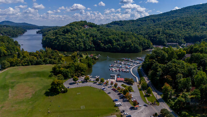 Lake Lure In Rutherford County, North Carolina