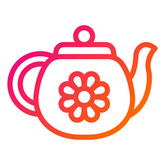 Teapot Vector Icon Design Illustration