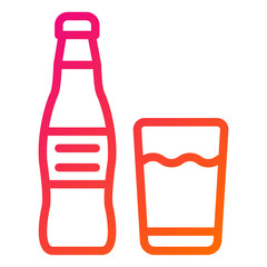 Soft Drink Vector Icon Design Illustration