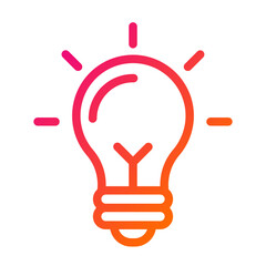 Bulb Vector Icon Design Illustration