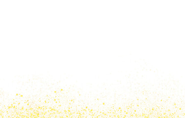 gold stary sparkles shiny dots powder frame border shape element PNG