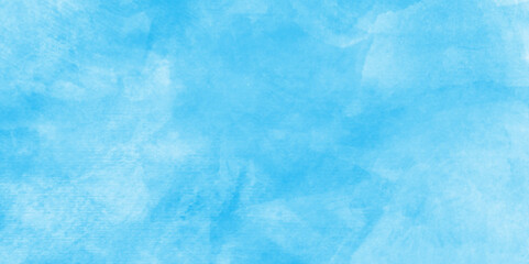 Obraz premium painted Hand drawn stained watercolor sky and clouds, Watercolor illustration art marble painting abstract blue color texture, Stain artistic vector used as being an element, design and card