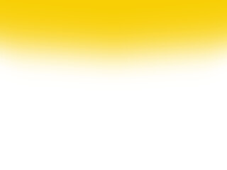 Yellow gradient background on transparent background 