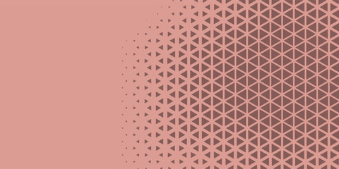 Obraz premium Abstract Triangle shape Banner background with Copy space soft color