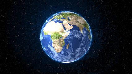 earth, world map image. closeup