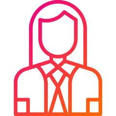 Obraz premium Company Secertary Vector Icon Design Illustration