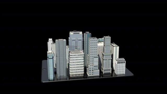 Pad City Element with transparent (alpha) background