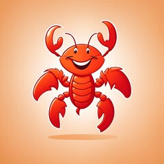 Lobster illustration Ai Generative