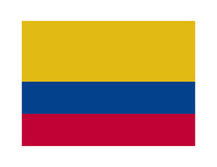 flag of colombia on transparent background