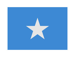 flag of somalia on transparent background