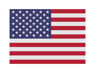 flag of united states on transparent background